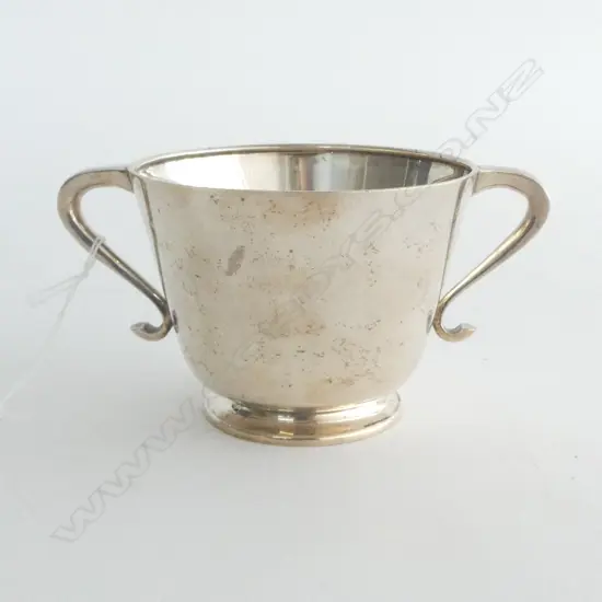 EDWARDIAN SILVER PLAIN LOVING CUP Birmingham 1906 220gms