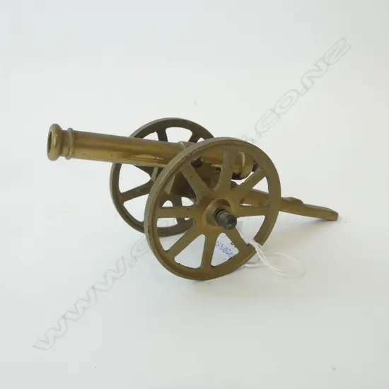 BRASS CAST CANNON/ARTILLERY ORNAMENT L.190mm