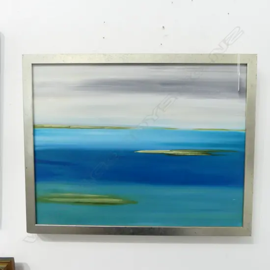 JENNIFER FOUNTAIN 'FLOATING' OIL ON CANVAS 340x445mm