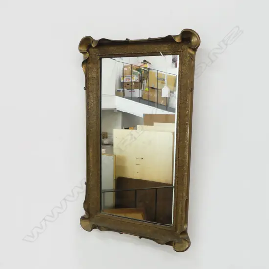 GILT FRAMED MIRROR 740x440mm