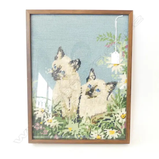 KITTENS NEEDLEWORK ARTWORK 375x290mm