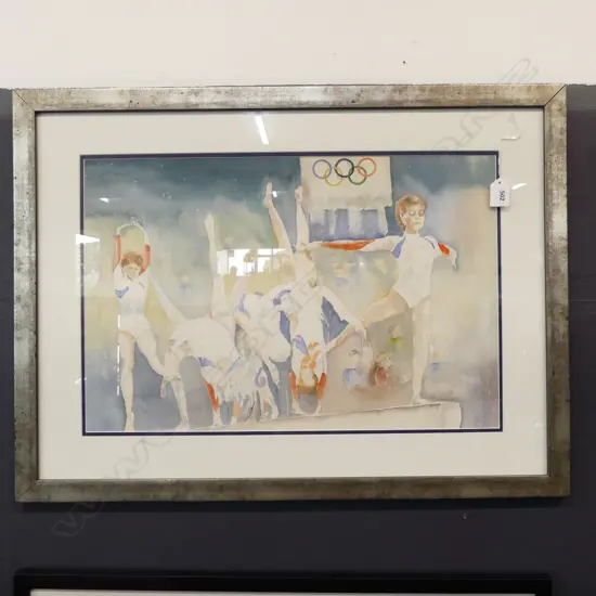 JACK WALTER POWELL, GYMNASTS, WC 350x530mm