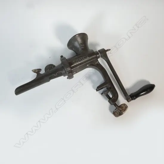 VINTAGE CAST IRON JUPITER SAUSAGE STUFFER 'JUFRU 5' L.410mm 