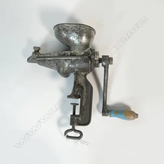 TABLE CLAMP CAST IRON CENTRIX VINTAGE MEAT MINCER H.280mm