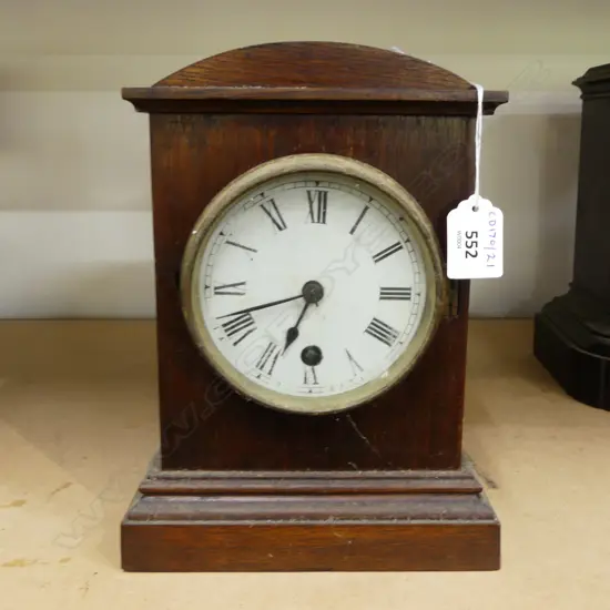 19THC MANTLE CLOCK H250MM