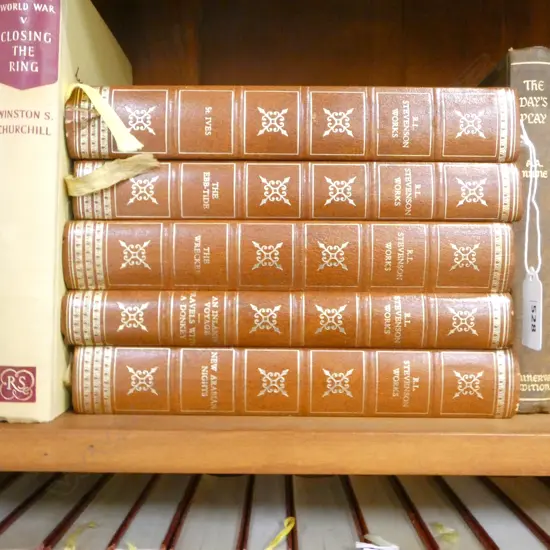 5 VOLUMES OF WORK BY R. I. STEVENSON