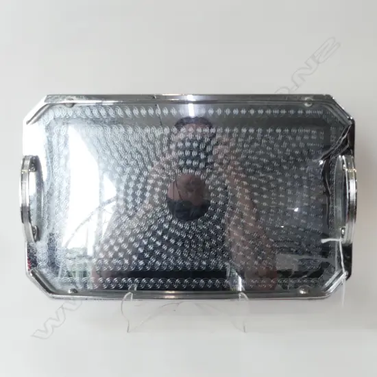 RANLEIGH CHROME TRAY 445x280x40mm