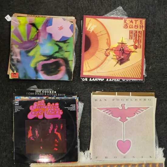 ASST. LP RECORDS; DAN FOGELBERG, KATE BUSH, BREAD, etc
