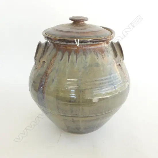 STEVE LITTLEJOHN LIDDED CROCK HOWICK 2010 H.390mm