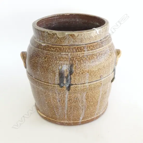 SALT GLAZED CROCK H.320mm chips