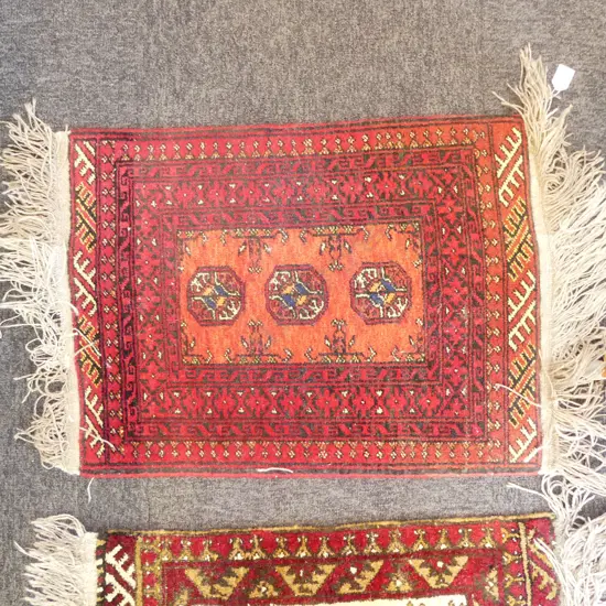 SMALL BALLUCHI ALL WOOL HAND KNOTTED RUG L700 W500MM