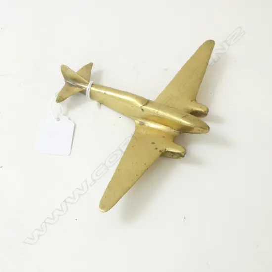 SOLID BRASS WWII FIGHTER PLANE W.180mm