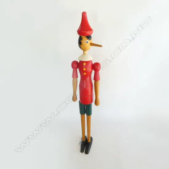 PINOCCHIO WOODEN PUPPET H.1010mm