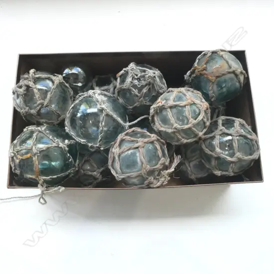 16 GLASS FISHING FLOATS 90mm dia