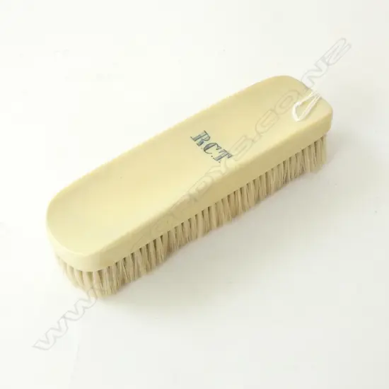 IVORY CLOTHES BRUSH 'R.C.T.' L.190mm
