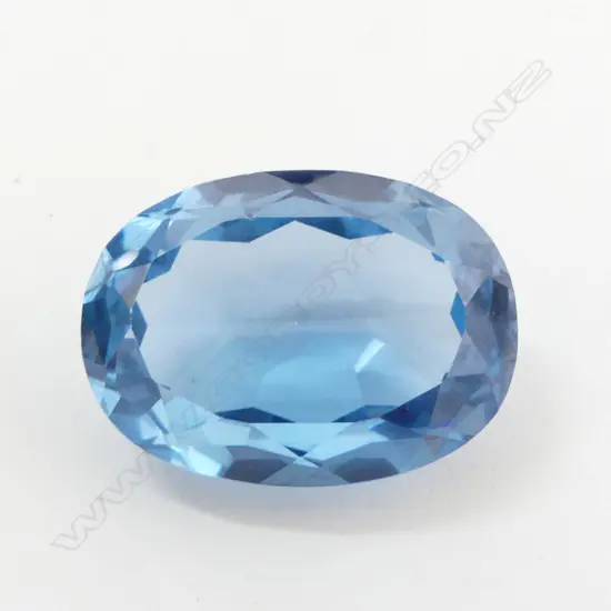 BLUE TOPAZ? FACETED STONE 22x15x10mm
