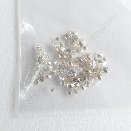 BAG LOOSE DIAMONDS approx. 1.1cts TDW