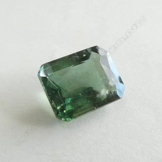 UNSET STONE  10.02CT RECTANGULAR CUT APATITE