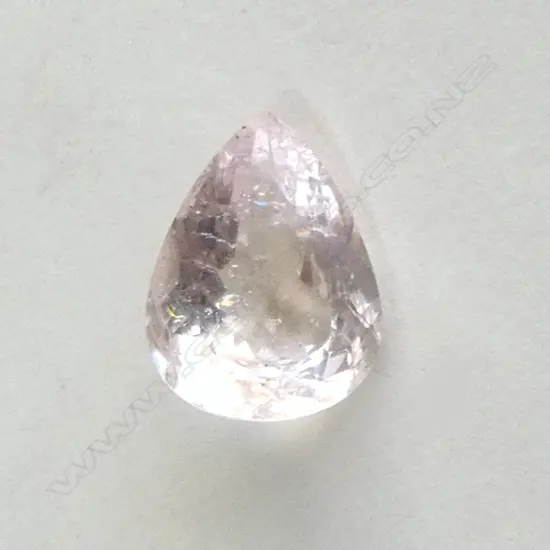 UNSET STONE  9.43CT PEAR CUT MORGANITE