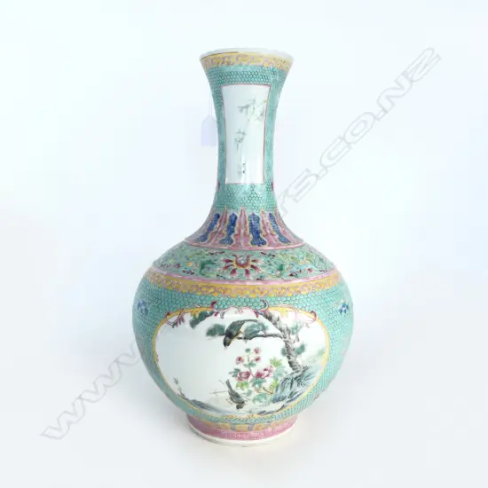 CHINESE FAMILLE ROSE VASE H.430mm