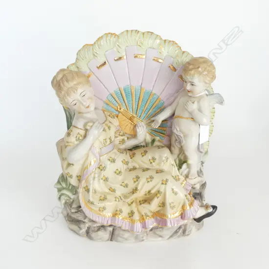 MEISSEN STYLE VASE H.240mm