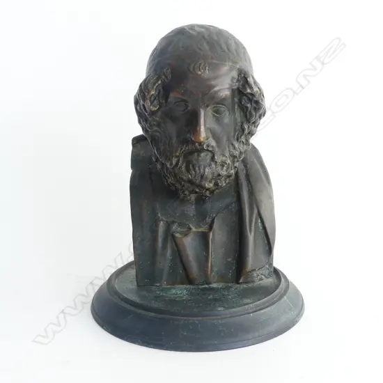 METAL BUST H.210mm, classical gent