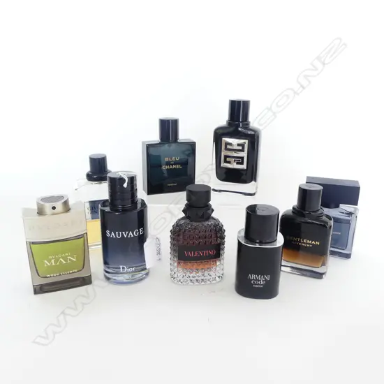 BOX OF 9 COLOGNES POUR HOMME EAU DE PARFUM ALL NEAR FULL $850+COST