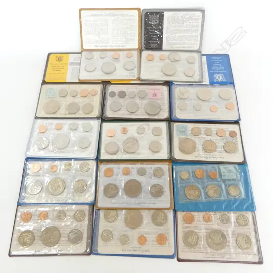 14 NEW ZEALAND COIN ISSUES Incl. UNCIRCULATED SETS