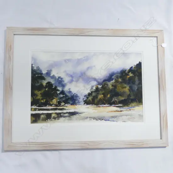 BERNADETTE PARSONS, HAAST RIVER, W/C, 435x680mm
