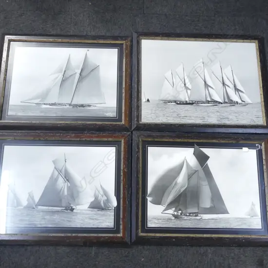 4 FRAMED BEACON OF COWES PRINTS 560x560mm