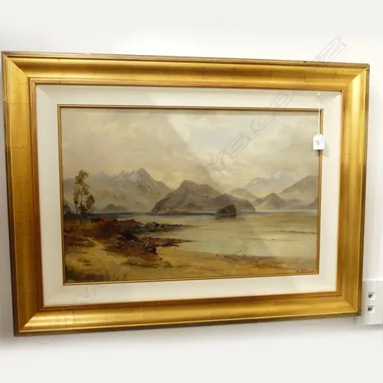 THOMAS REGINALD ATTWOOD, OIL ON BOARD, 380x580mm