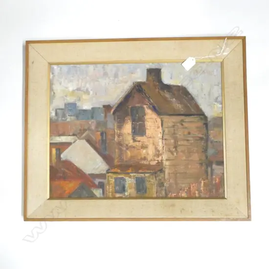 ARTIST UNKNOWN, OIL ON BOARD, REDHOUSE, 360x470mm