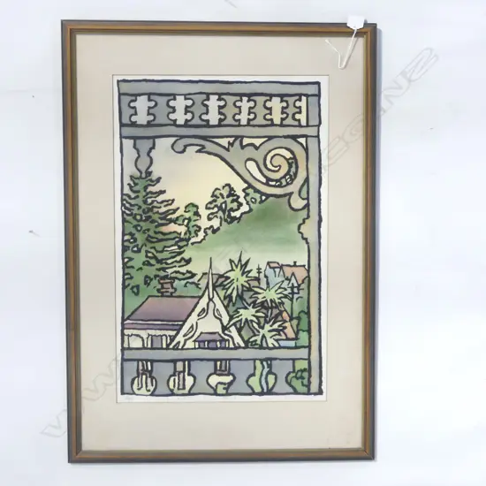 D. BLAIR 'MT. EDEN' PRINT 18/45 495x320mm