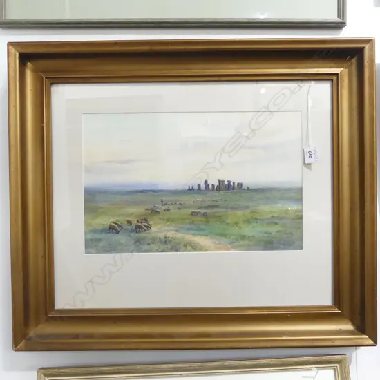 M. H. MCGRICK 'STONEHENGE' W/C 260x405mm