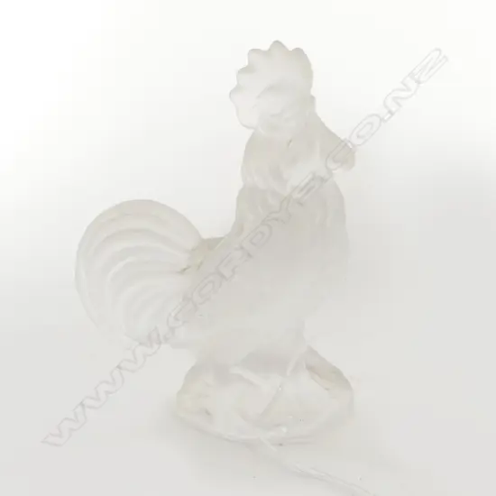 1978 GOEBEL GLASS ROOSTER H.150mm