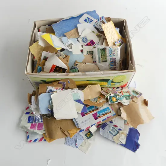 4 STAMP ALBUMS, ASST LOOSE STAMPS & ENVELOPES