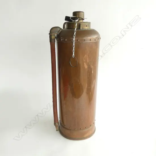 LG OLD COPPER FREESTANDING EXTINGISHER, 540 x 180mm