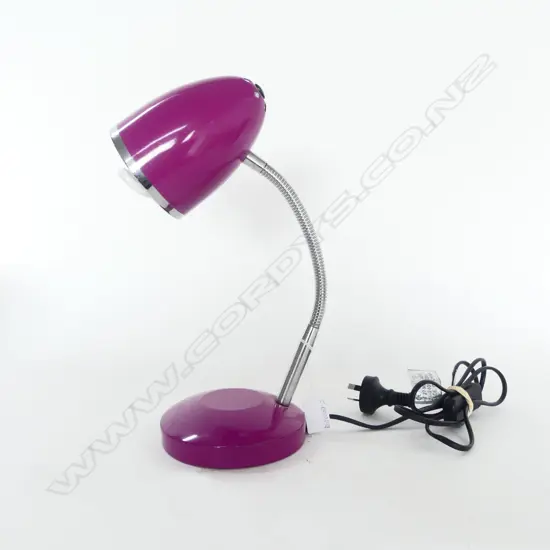 MODERN PURPLE DESK LAMP H.330mm