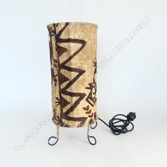 TAPA CLOTH TABLE LAMP H.495mm