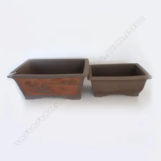 2 BONSAI POTS 405X315mm