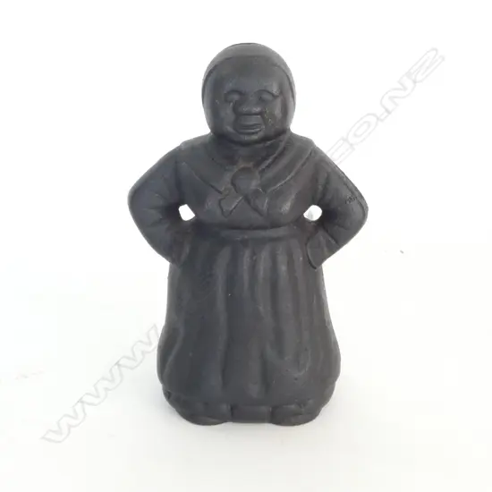 OLD CAST IRON MONEY BOX H.200mm