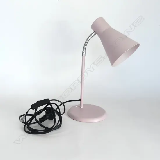 MODERN PINK DESK LAMP H.380mm