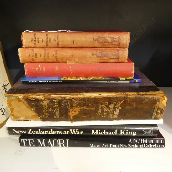 9 BOOKS; NZ WARS, MAORI INTEREST...