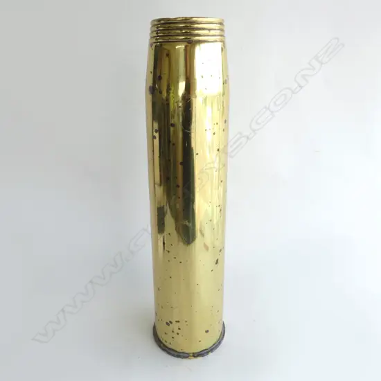 LG BRASS ARTILLERY SHELL VASE H.650mm
