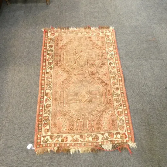 HAND KNOTTED ALL WOOL RUG 1250x800mm