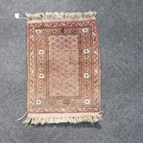 HAND KNOTTED BALUCHI SMALL RUG ALL WOOL 630 X 490mm