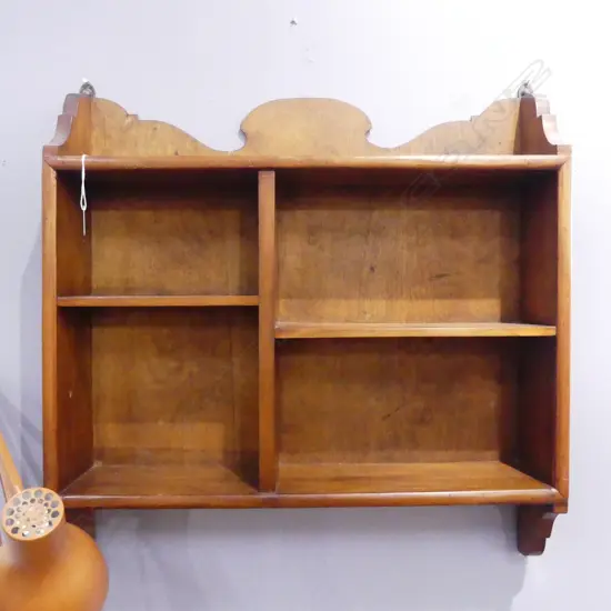 WOODEN WALL SHELF 670x140x670mm