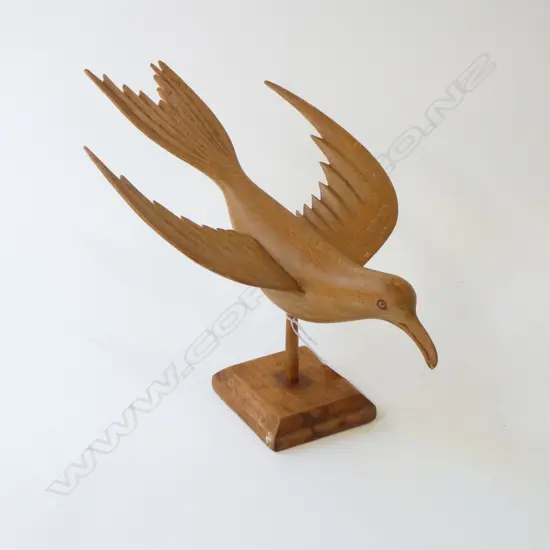 CARVED BIRD PITCAIRN ISLAND