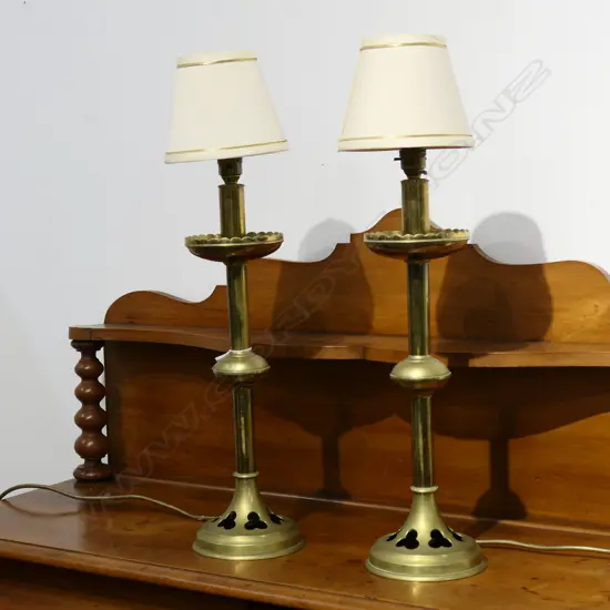 PR BRASS TABLE LAMPS H.620mm