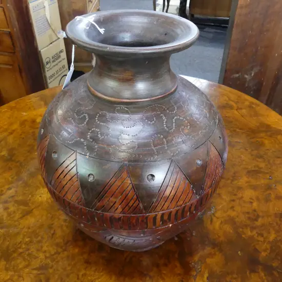 CERAMIC VASE H.360mm